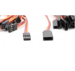 Y-Shaped 300mm 3-Pin Servo Connection Splitted Cables for R/C Toys (10-Pack)