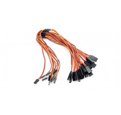 Y-Shaped 300mm 3-Pin Servo Connection Splitted Cables for R/C Toys (10-Pack)