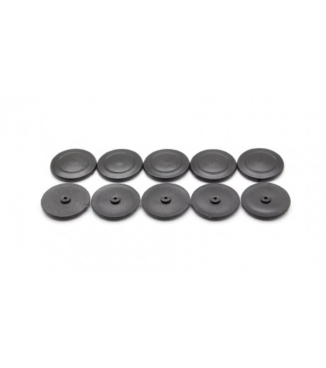 #30 Thin Replacement Tyres for Toy Vehicle DIY (10-Pack)