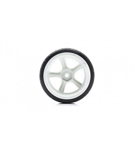 1020-9015 Rubber + Plastic Tyres for 1:10 R/C On-Road Car (4-Pack)