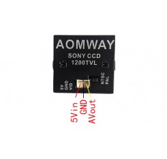 Aomway 1/3'' CCD 960p HD 1200TVL FPV Camera
